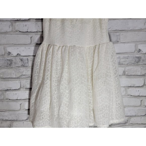 Genuine Kids Osh Kosh Girl's Size 5‎ Summer Spring Dress Ivory White Lace - Picture 4 of 11